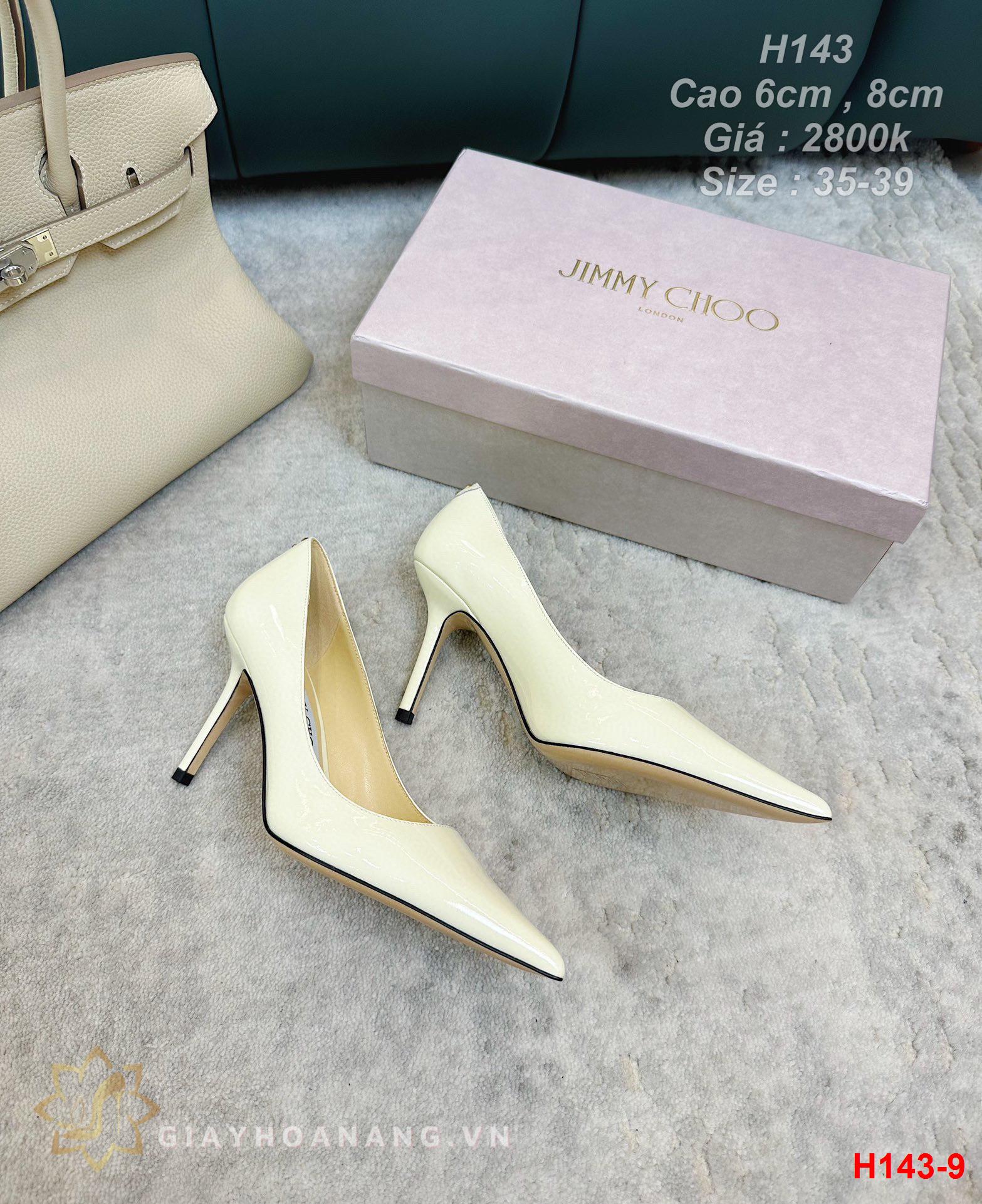 H143-9 Jimmy Choo giày cao gót 6cm , 8cm siêu cấp