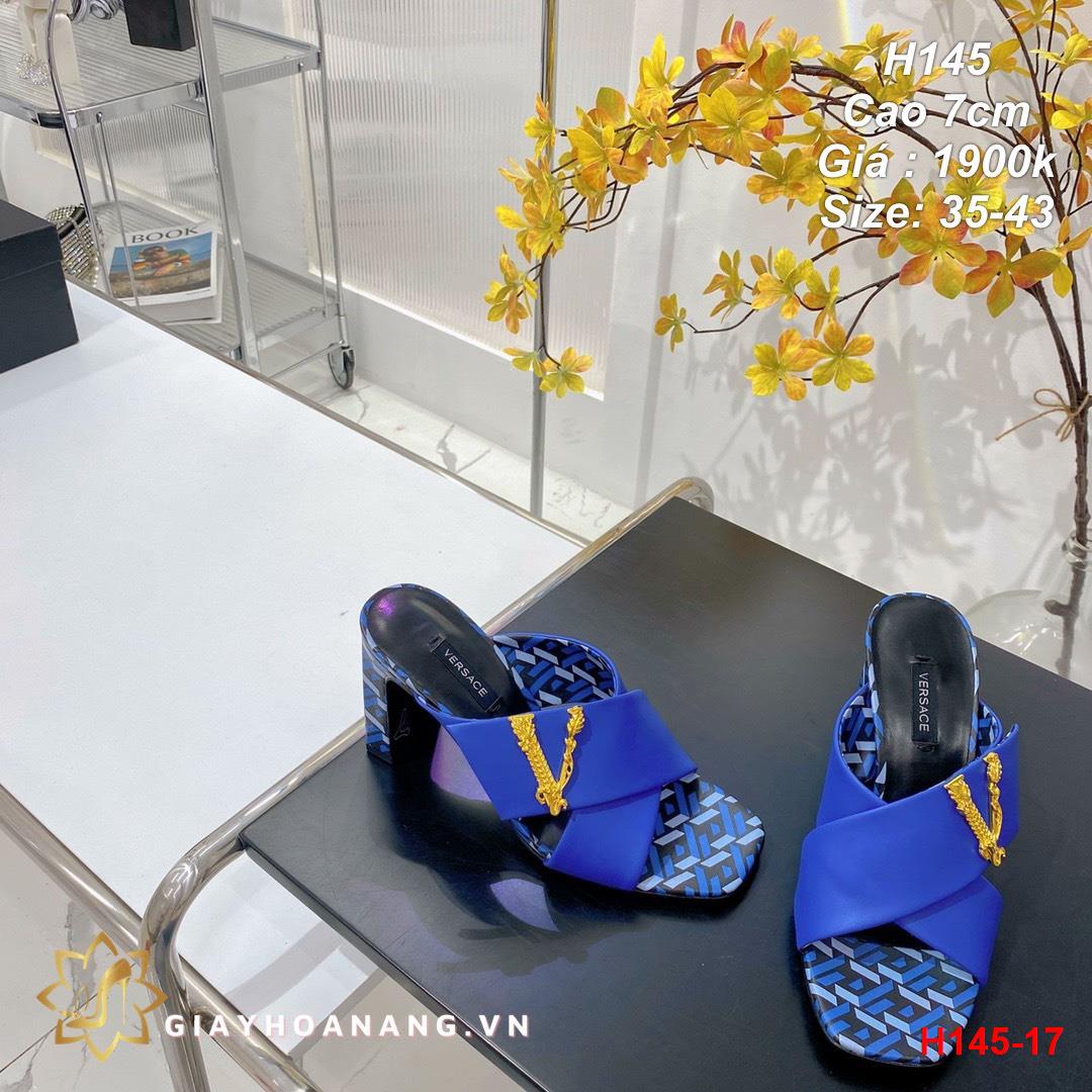 H145-17 Versace dép cao 7cm siêu cấp