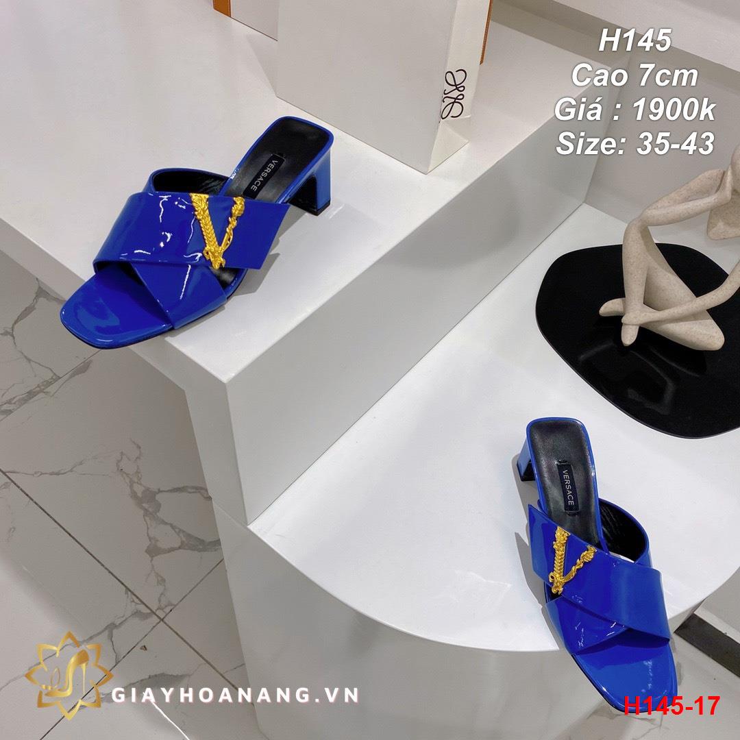 H145-17 Versace dép cao 7cm siêu cấp