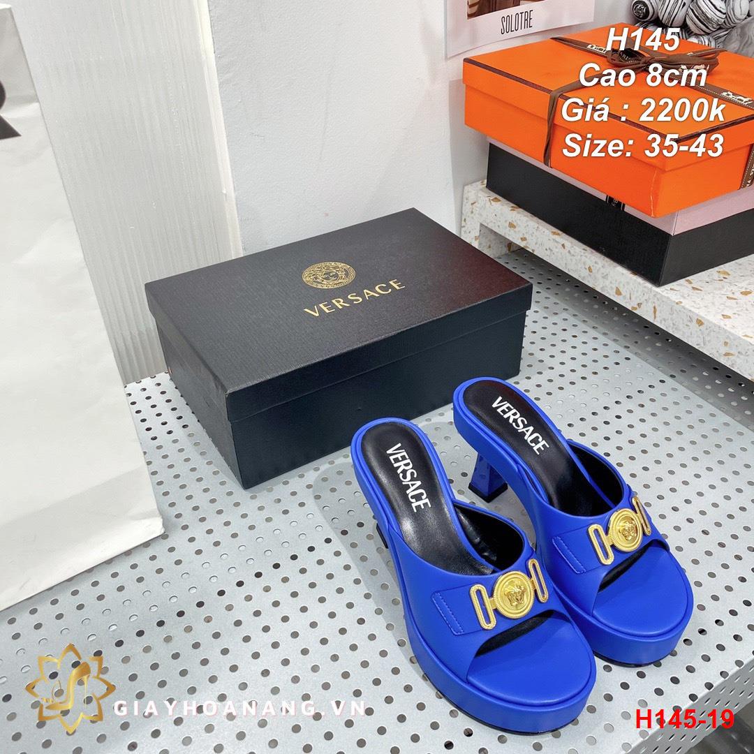 H145-19 Versace dép cao 8cm siêu cấp