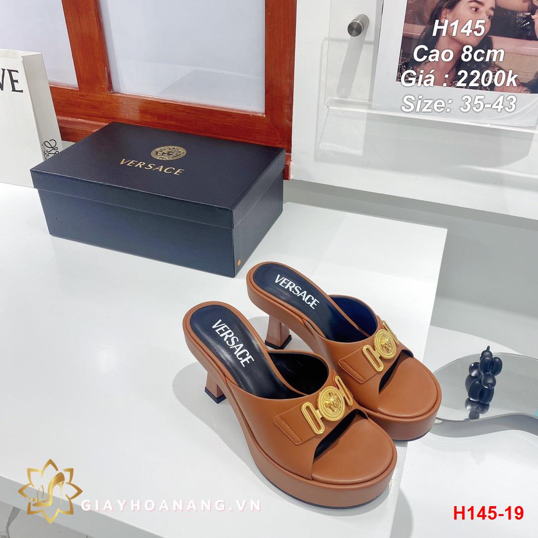 H145-19 Versace dép cao 8cm siêu cấp