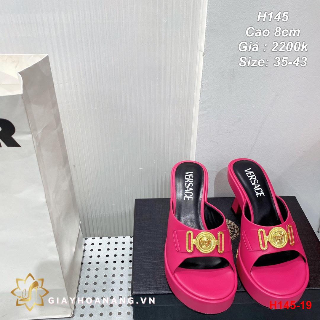 H145-19 Versace dép cao 8cm siêu cấp