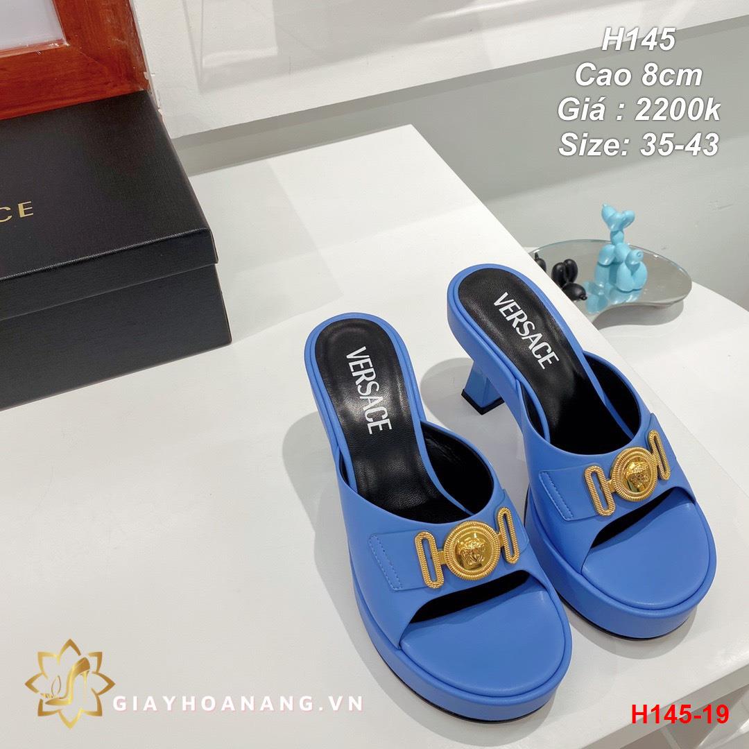 H145-19 Versace dép cao 8cm siêu cấp