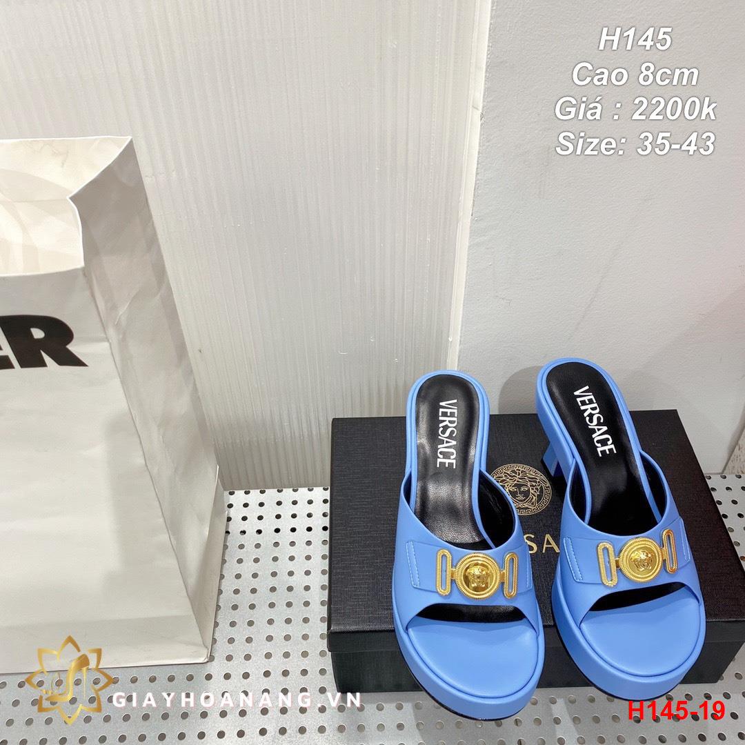 H145-19 Versace dép cao 8cm siêu cấp