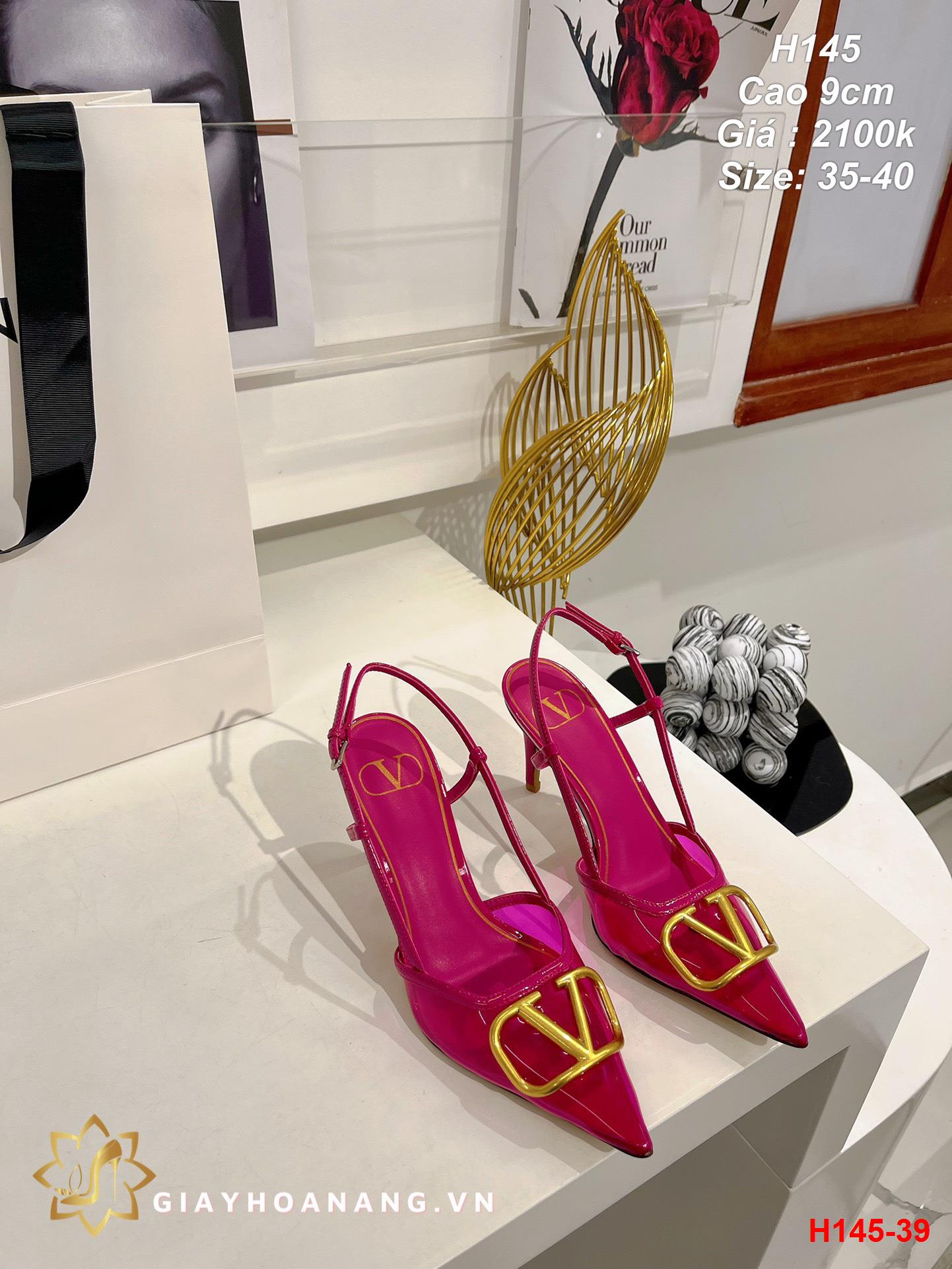 H145-39 Valentino sandal cao 9cm siêu cấp