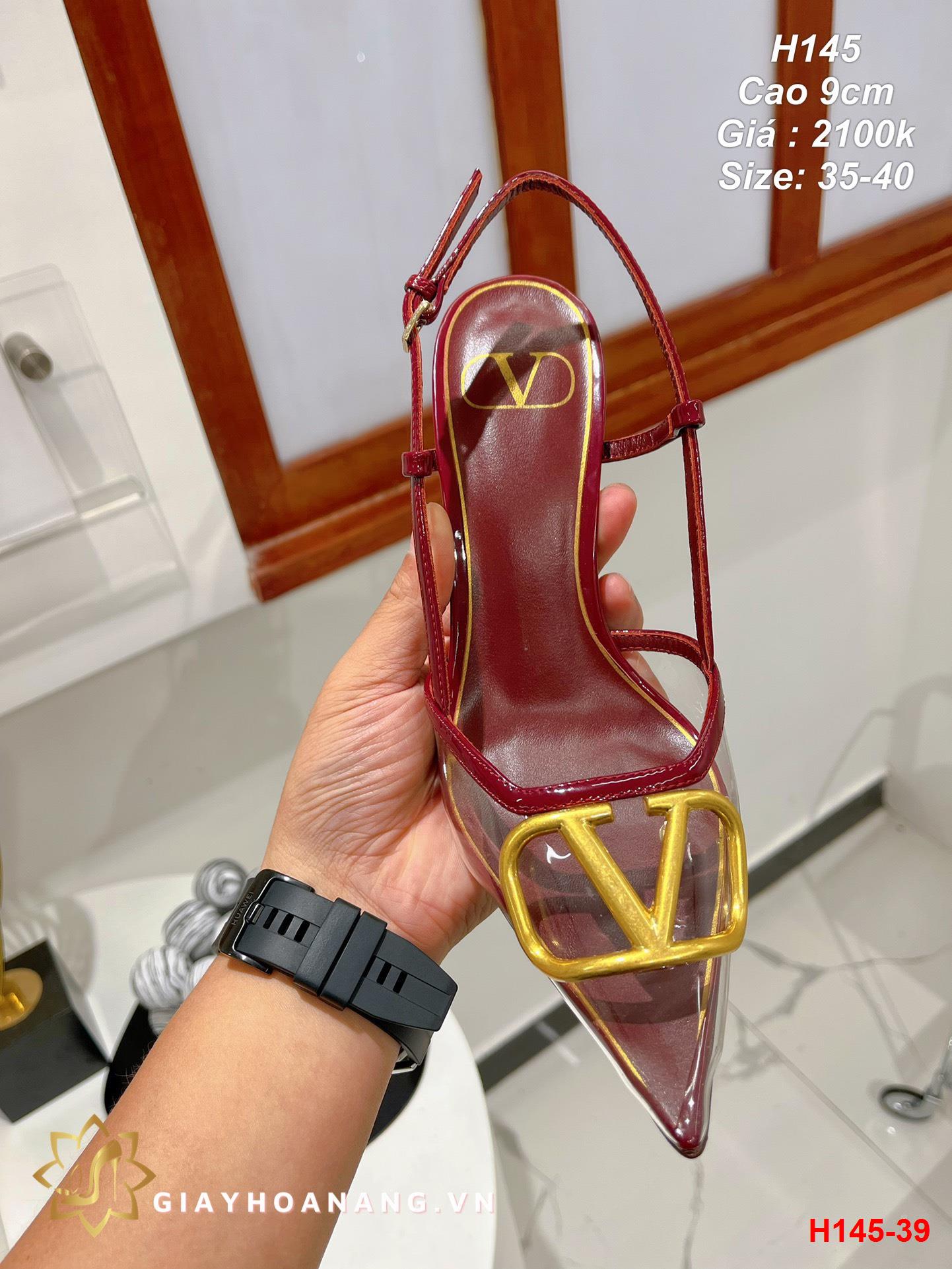 H145-39 Valentino sandal cao 9cm siêu cấp