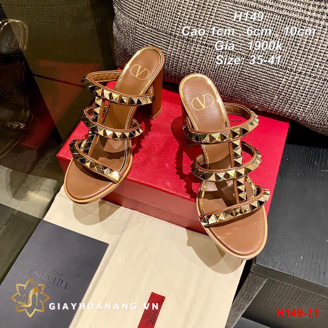 H149-11 Valentino sandal cao 1cm , 6cm , 10cm siêu cấp