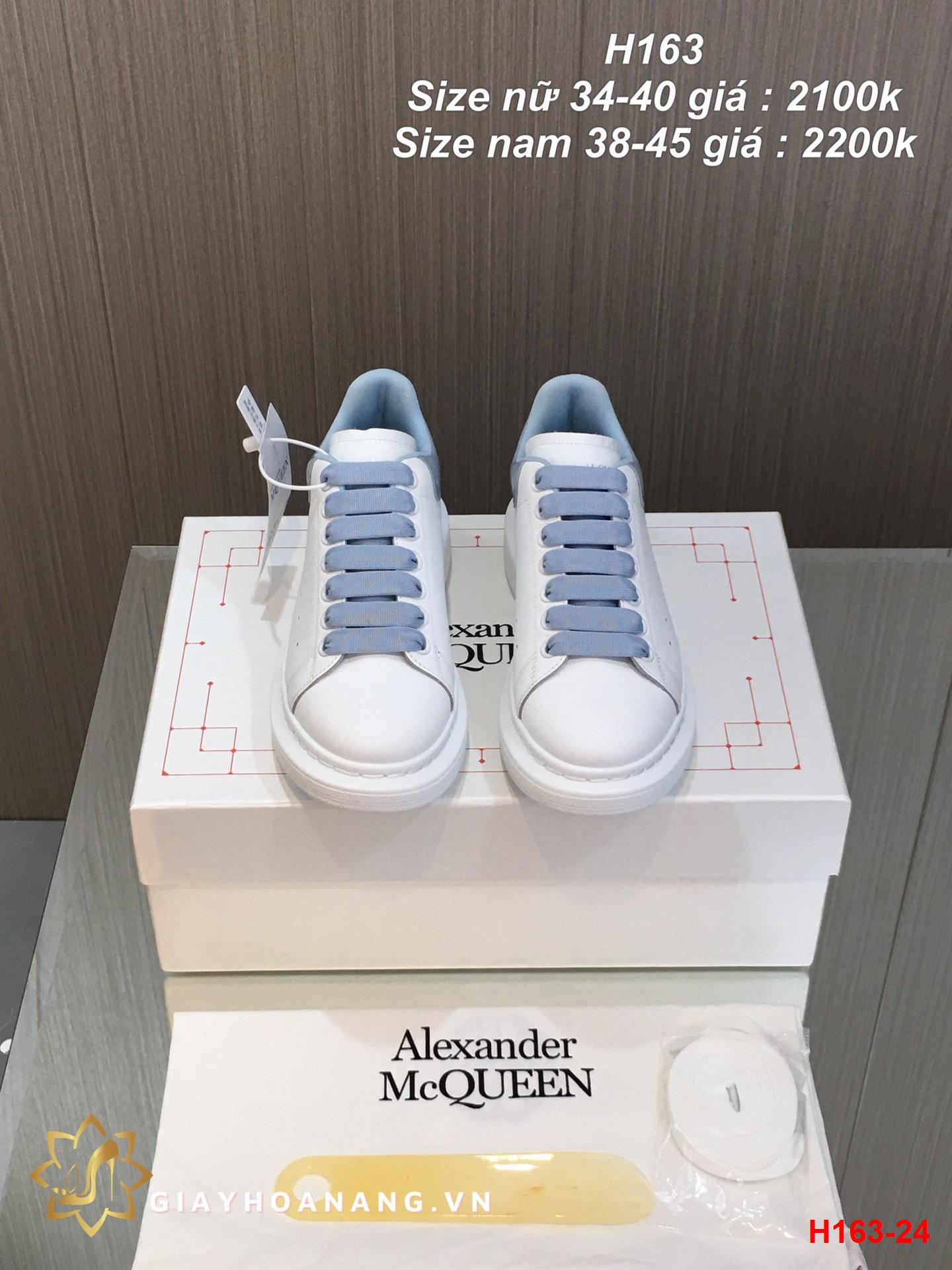 H163-24 Alexander McQueen giày thể thao siêu cấp