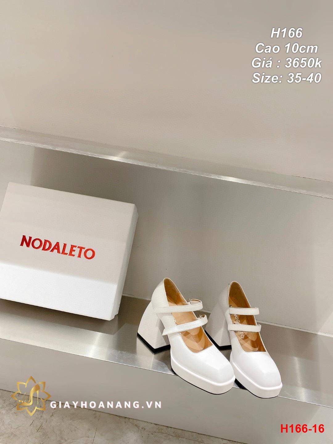 H166-16 Nodaleto sandal cao 10cm siêu cấp