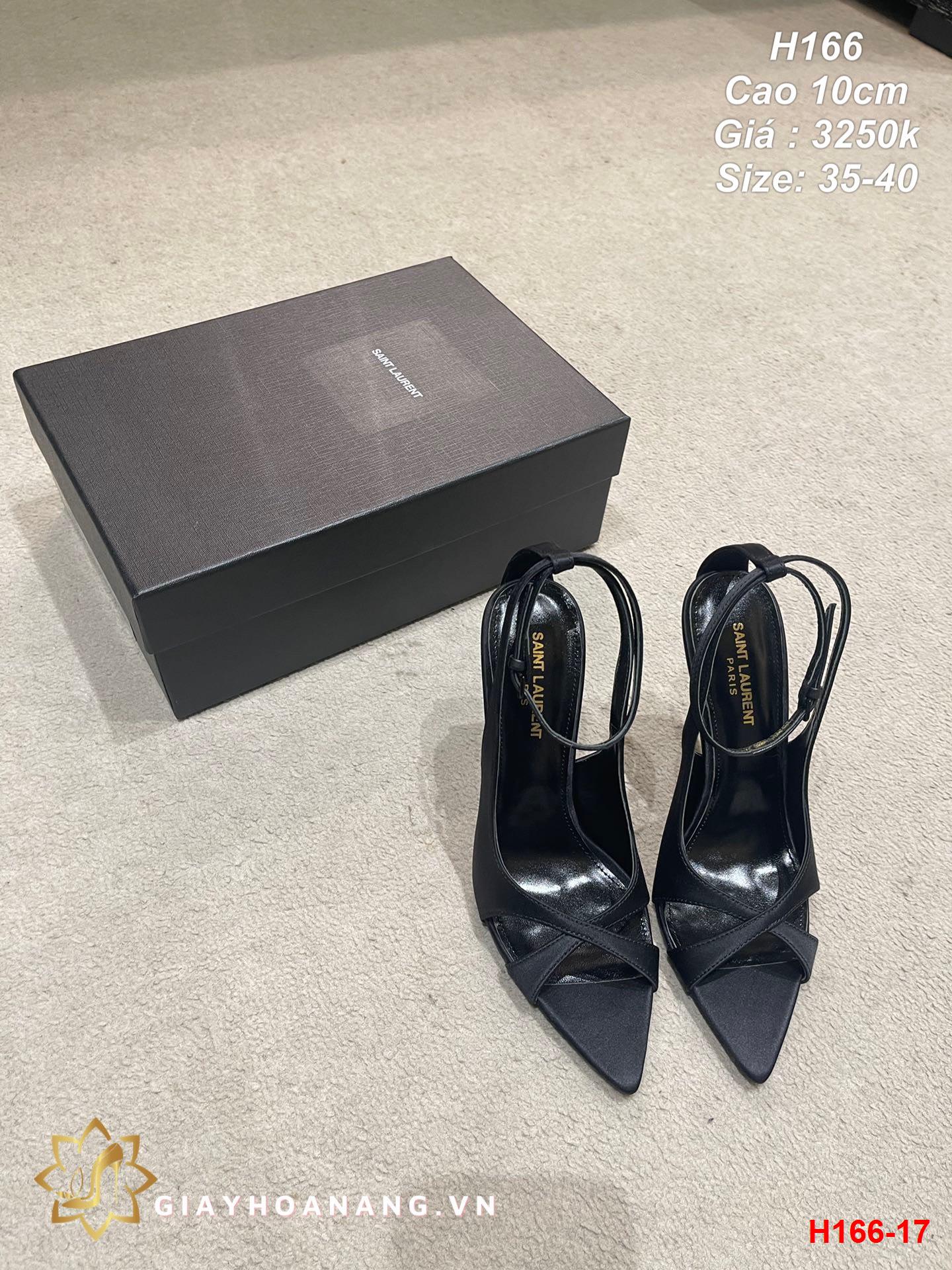 H166-17 Saint Laurent sandal cao 10cm siêu cấp