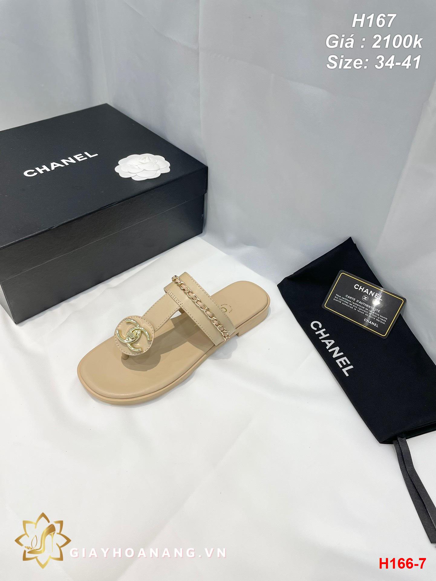 H166-7 Chanel dép sỏ ngón siêu cấp