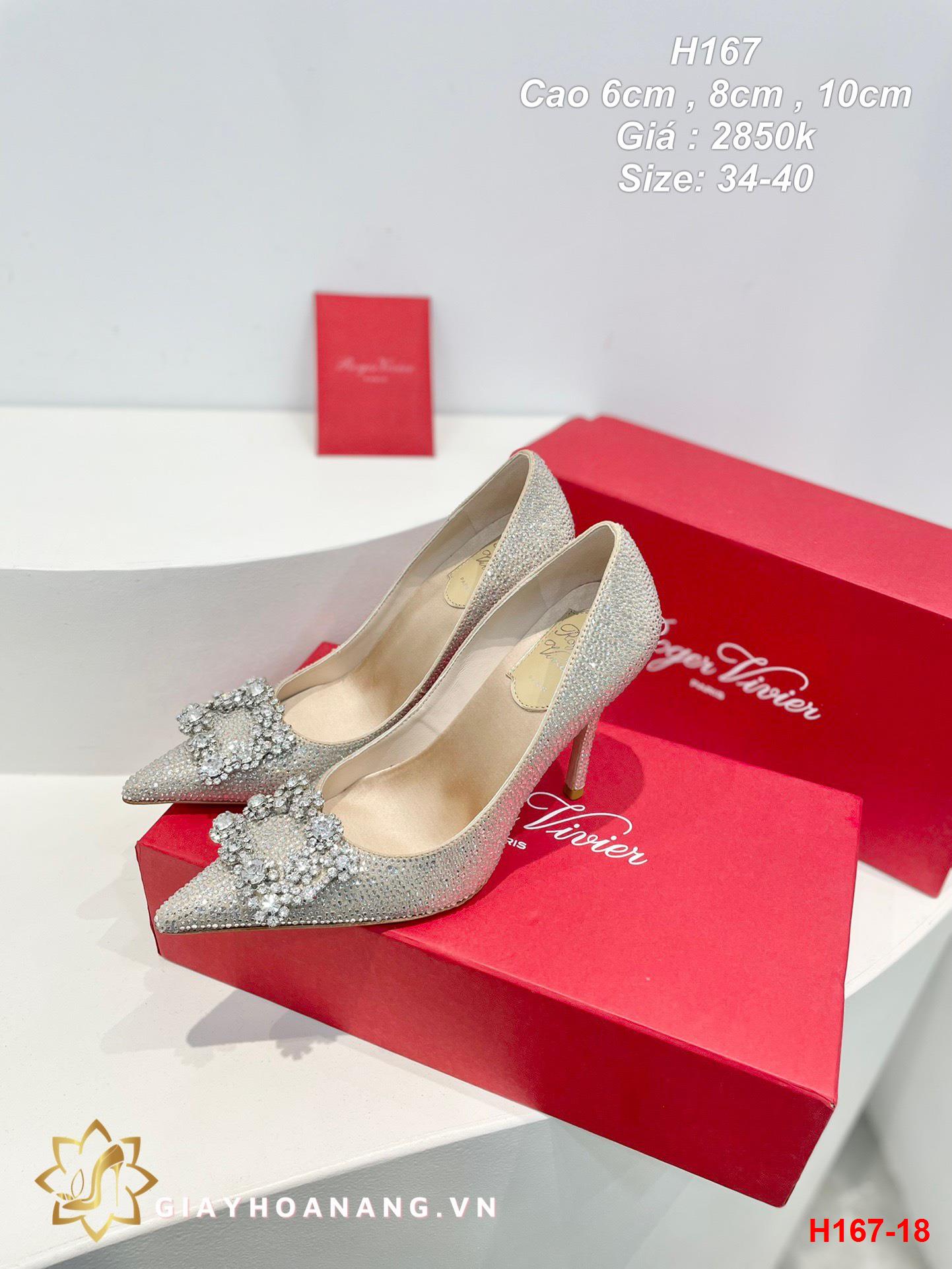 H167-18 Roger Vivier giày cao 6cm , 8cm , 10cm siêu cấp