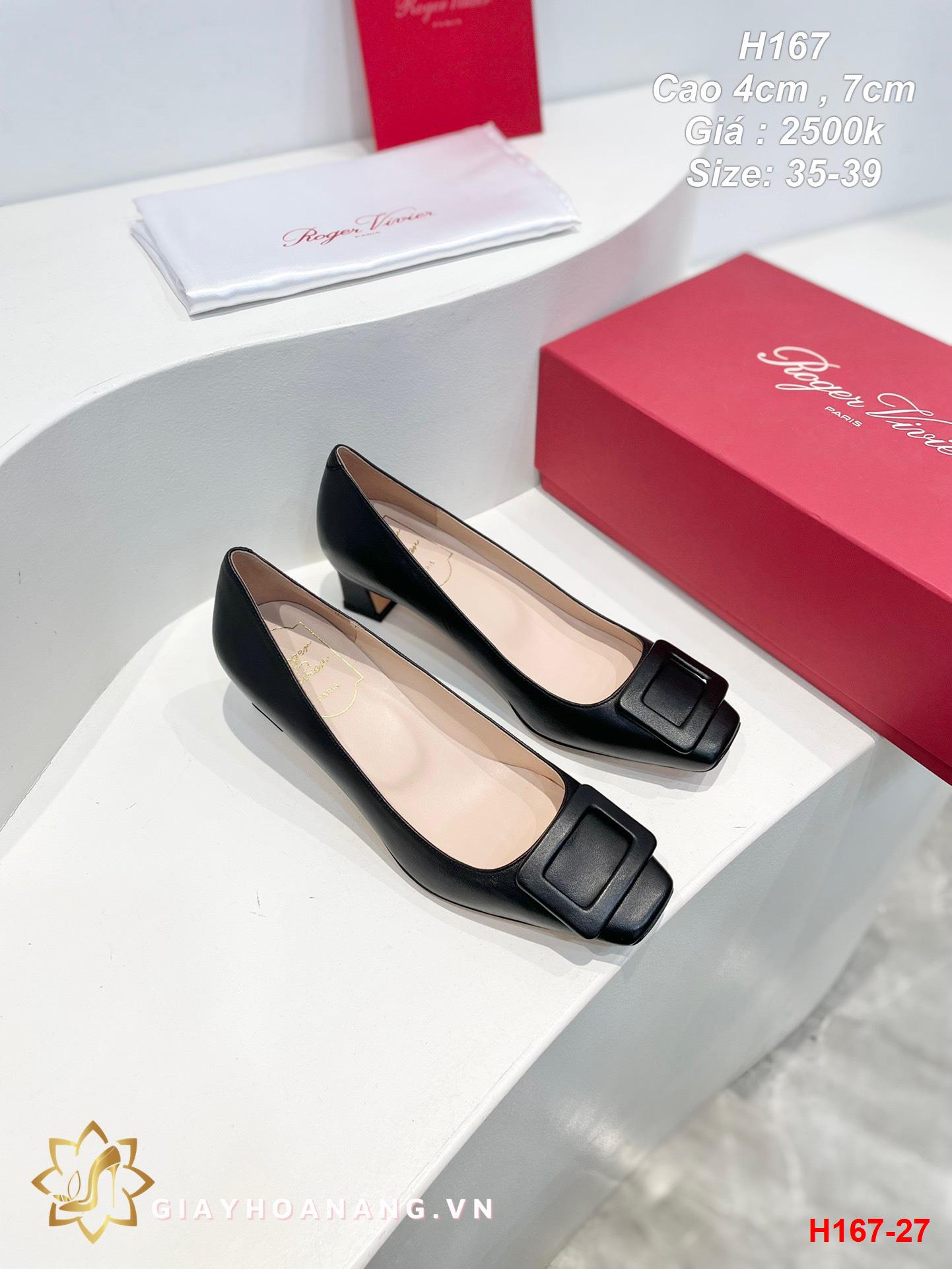 H167-27 Roger Vivier giày cao 4cm , 7cm siêu cấp