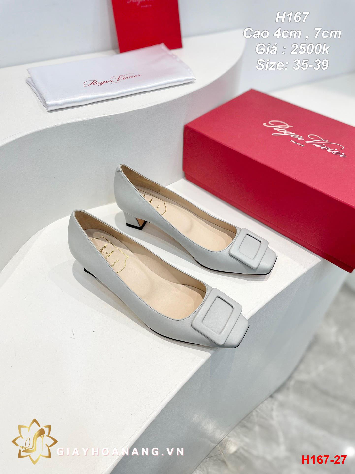 H167-27 Roger Vivier giày cao 4cm , 7cm siêu cấp