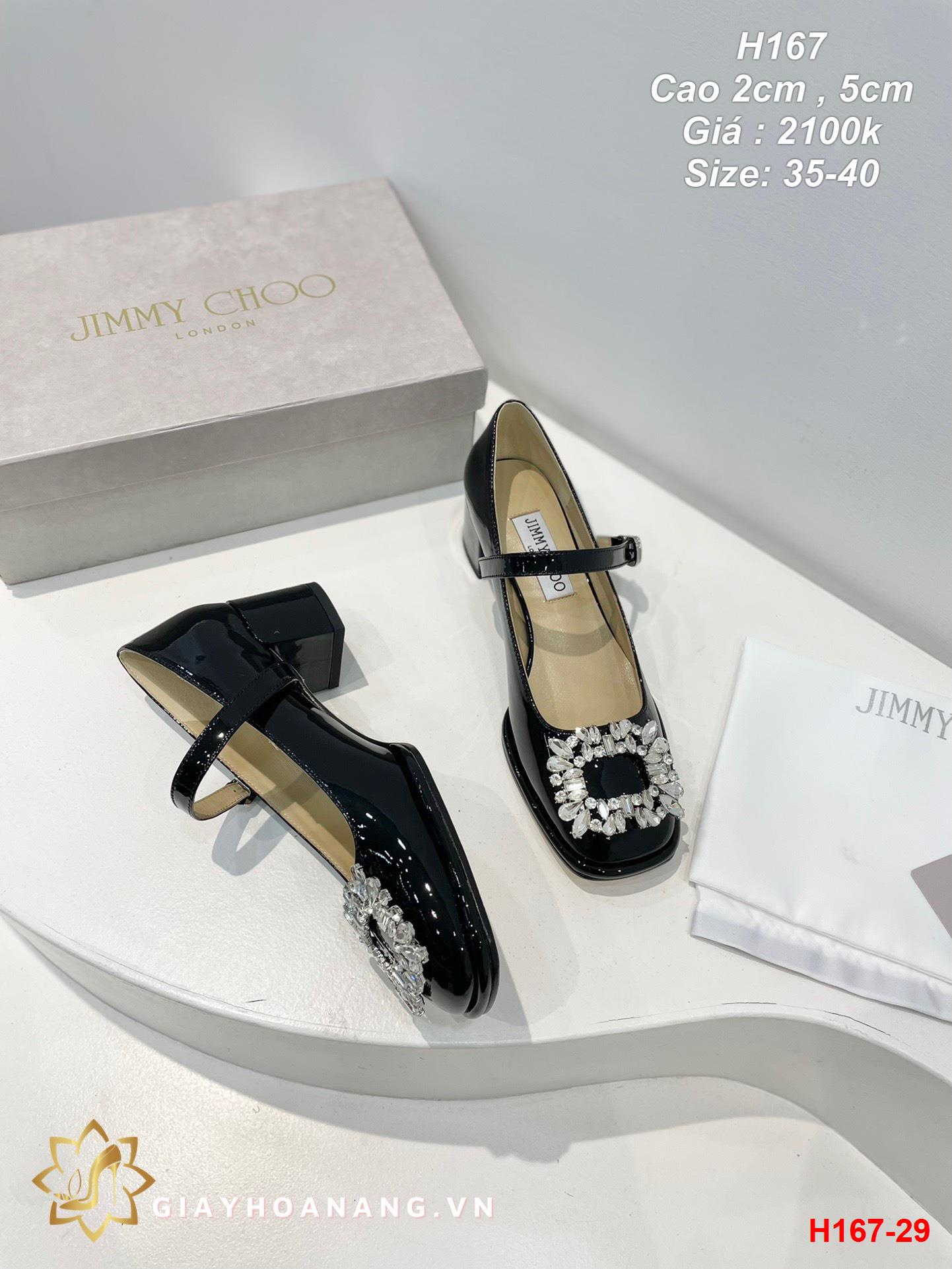 H167-29 Jimmy Choo giày cao 2cm , 5cm siêu cấp