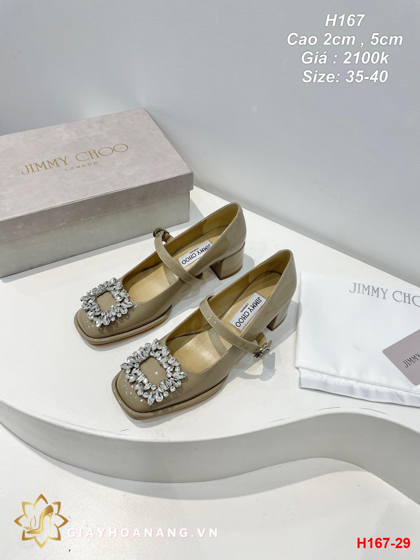 H167-29 Jimmy Choo giày cao 2cm , 5cm siêu cấp