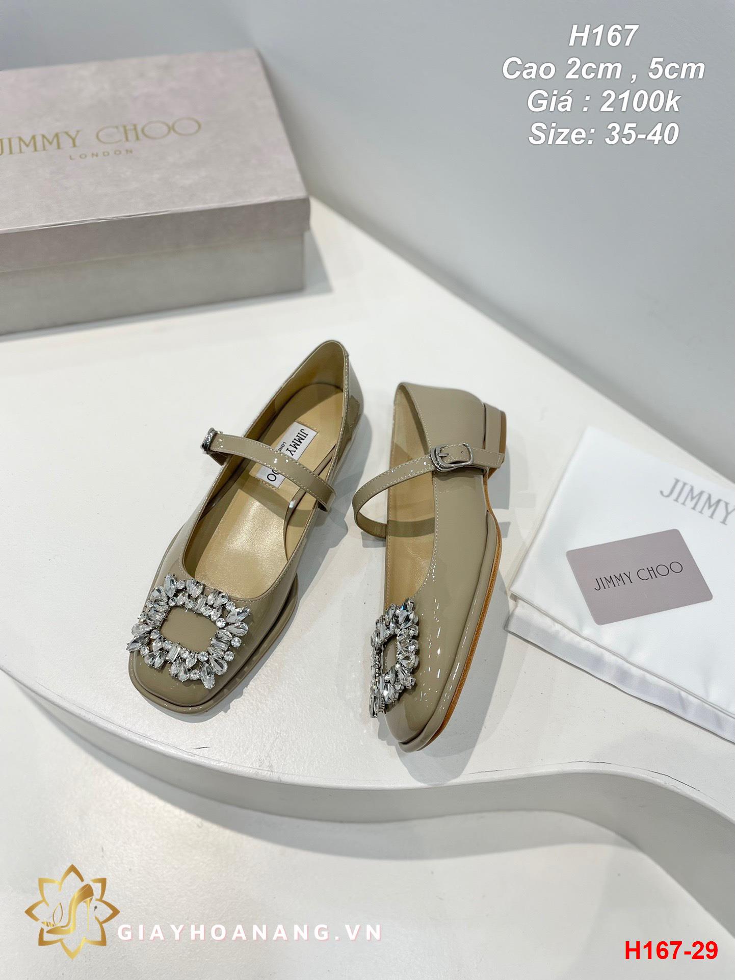 H167-29 Jimmy Choo giày cao 2cm , 5cm siêu cấp