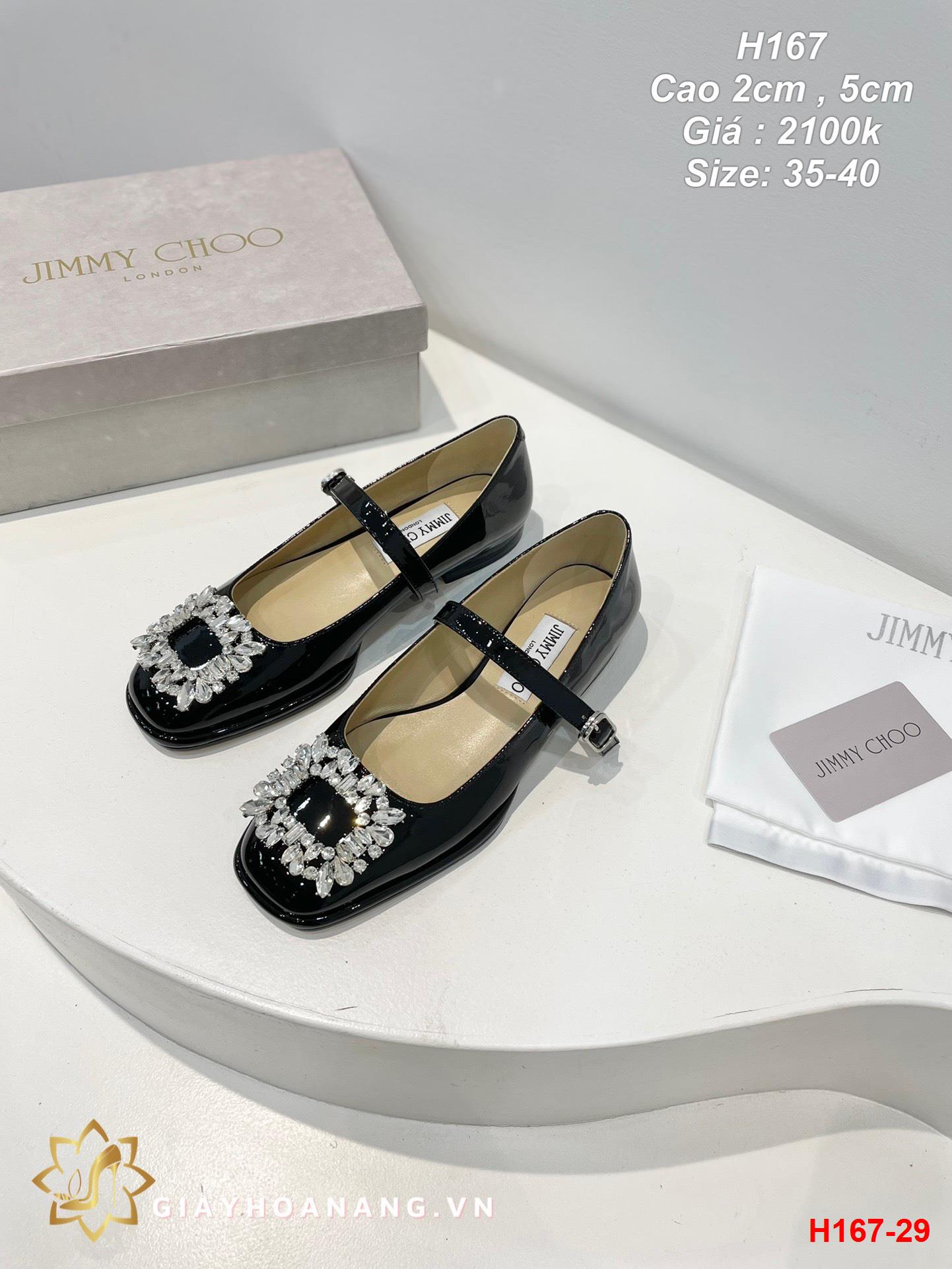 H167-29 Jimmy Choo giày cao 2cm , 5cm siêu cấp