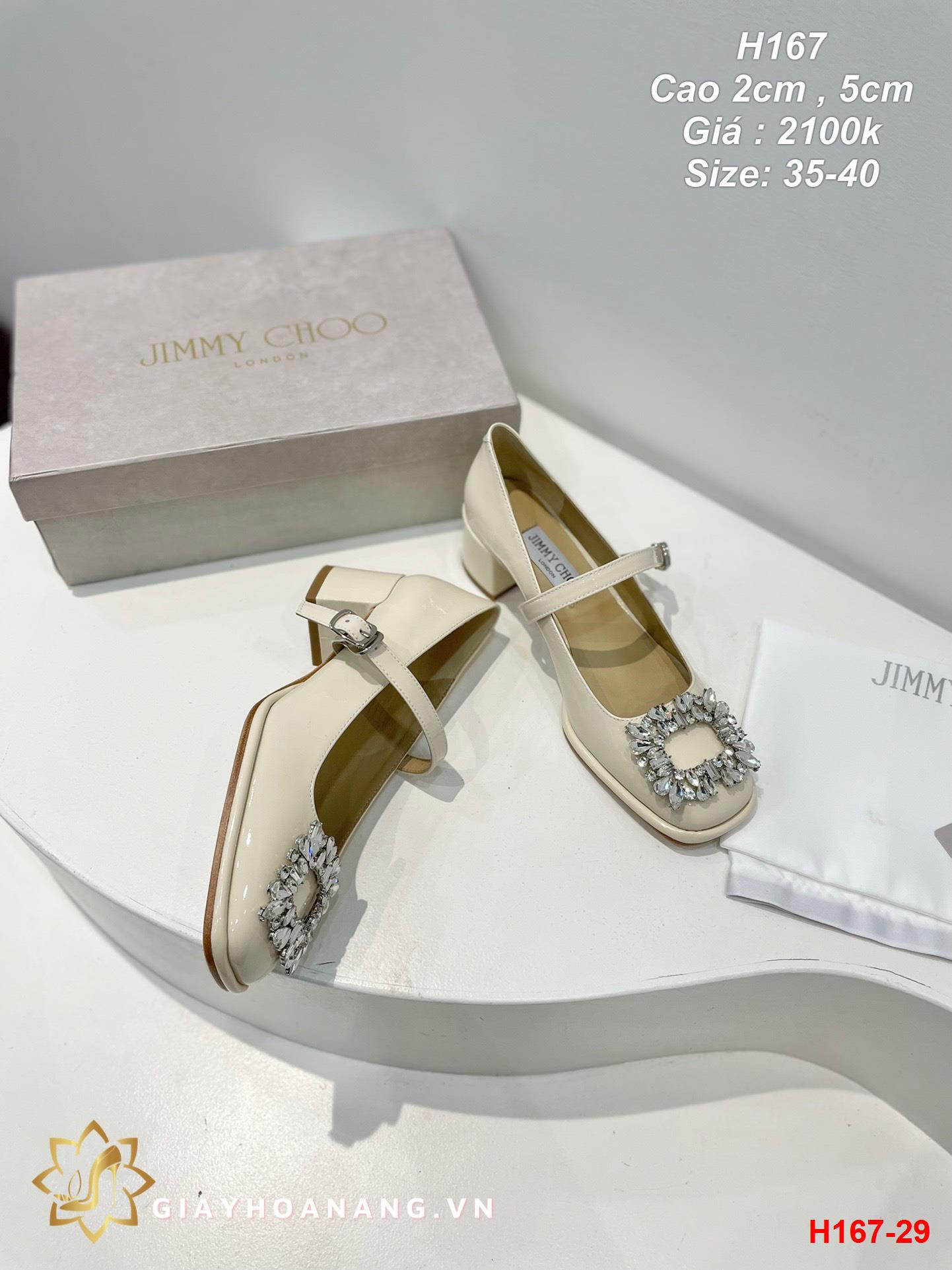 H167-29 Jimmy Choo giày cao 2cm , 5cm siêu cấp