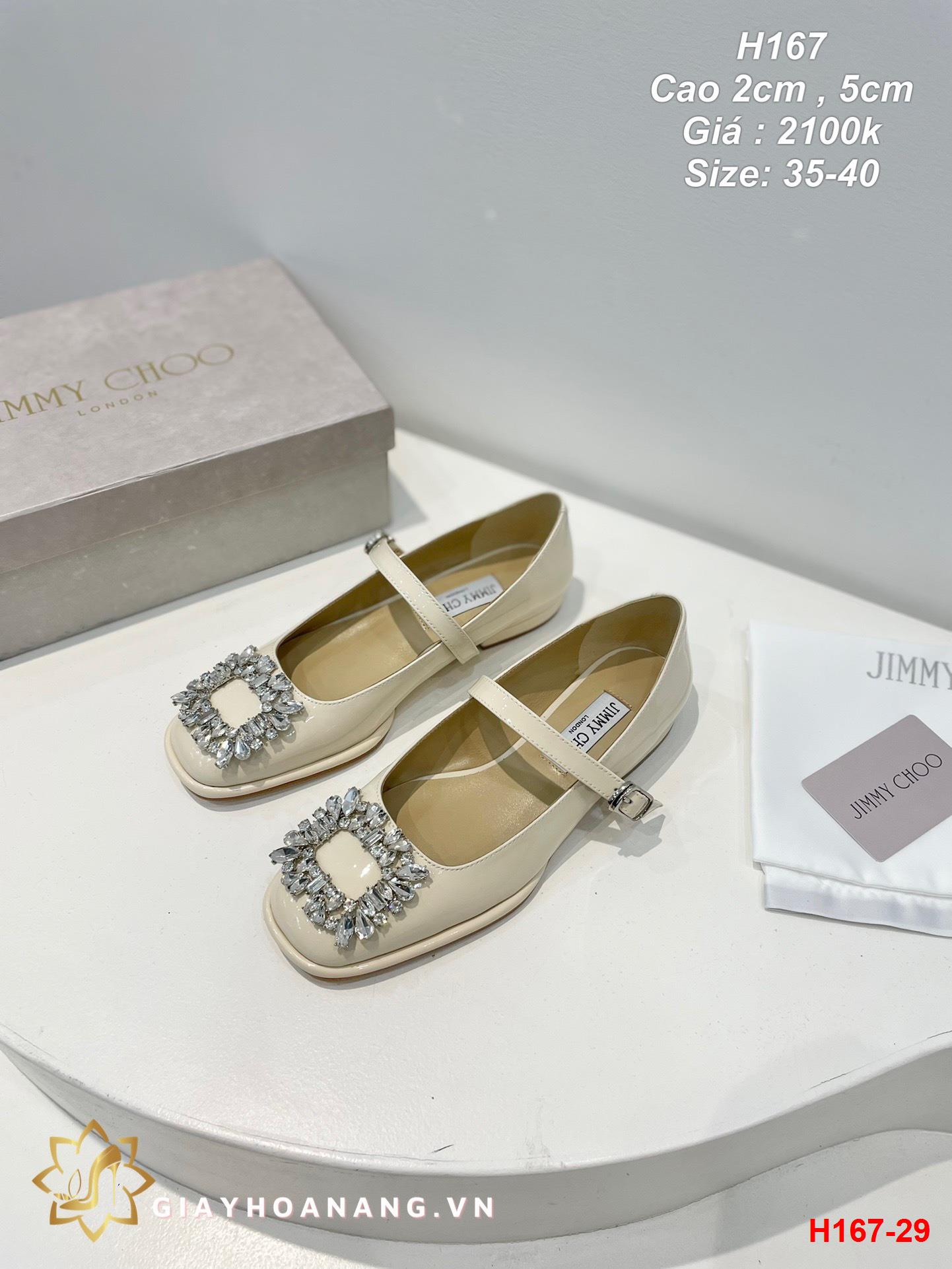 H167-29 Jimmy Choo giày cao 2cm , 5cm siêu cấp