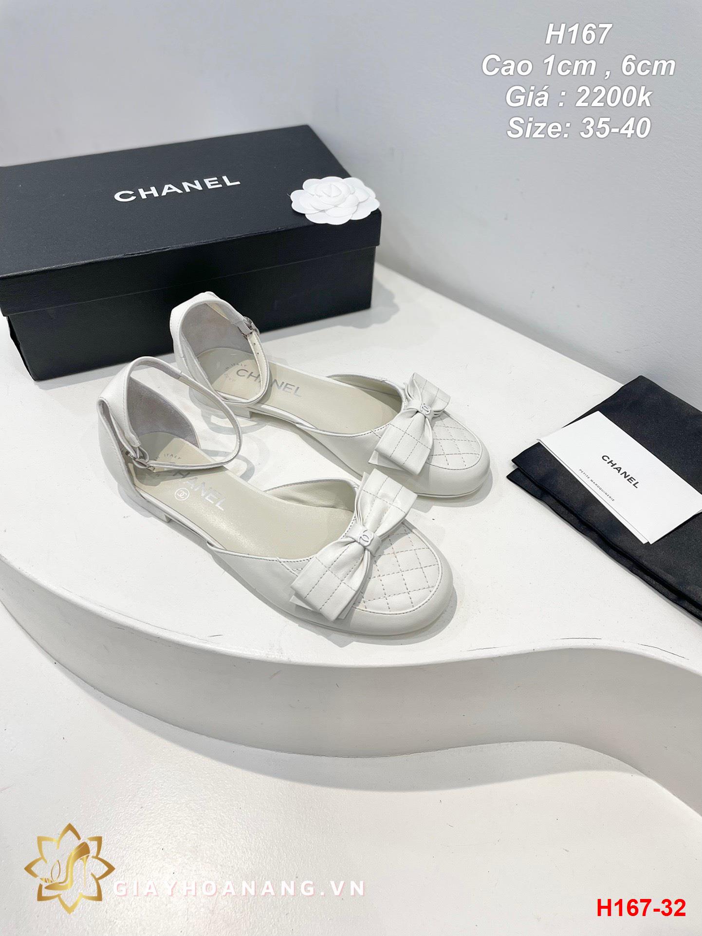 H167-32 Chanel sandal cao 1cm , 6cm siêu cấp