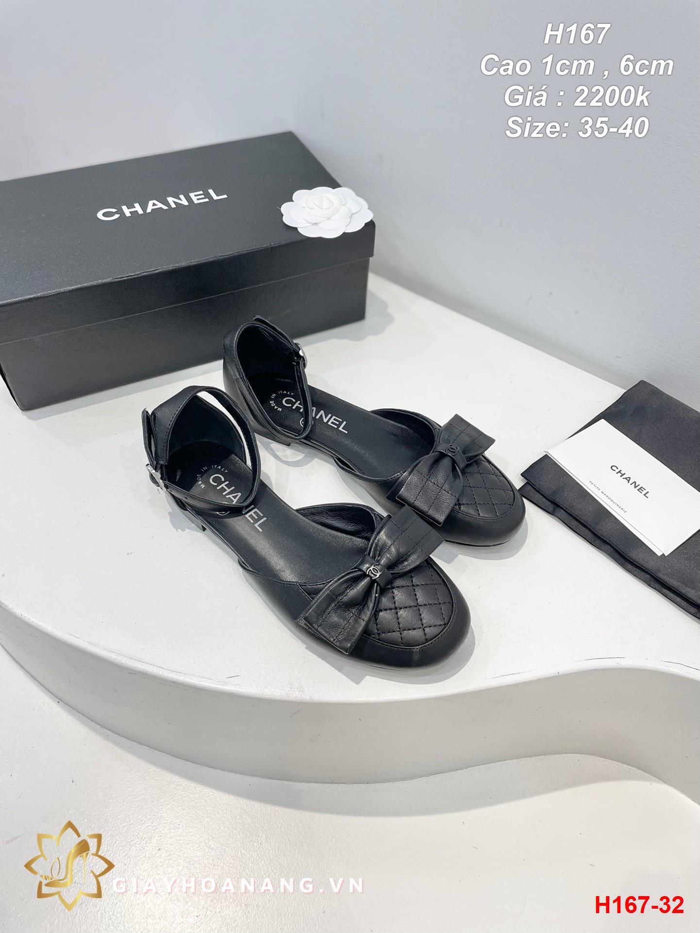 H167-32 Chanel sandal cao 1cm , 6cm siêu cấp