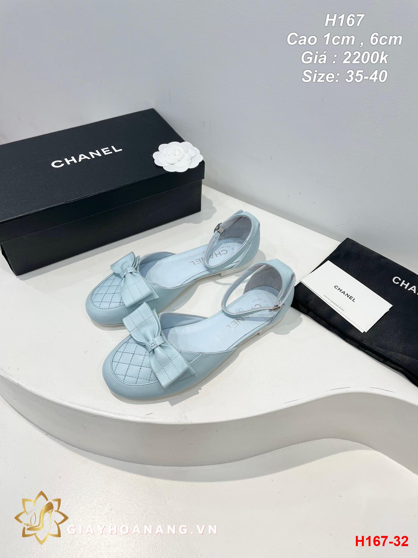 H167-32 Chanel sandal cao 1cm , 6cm siêu cấp