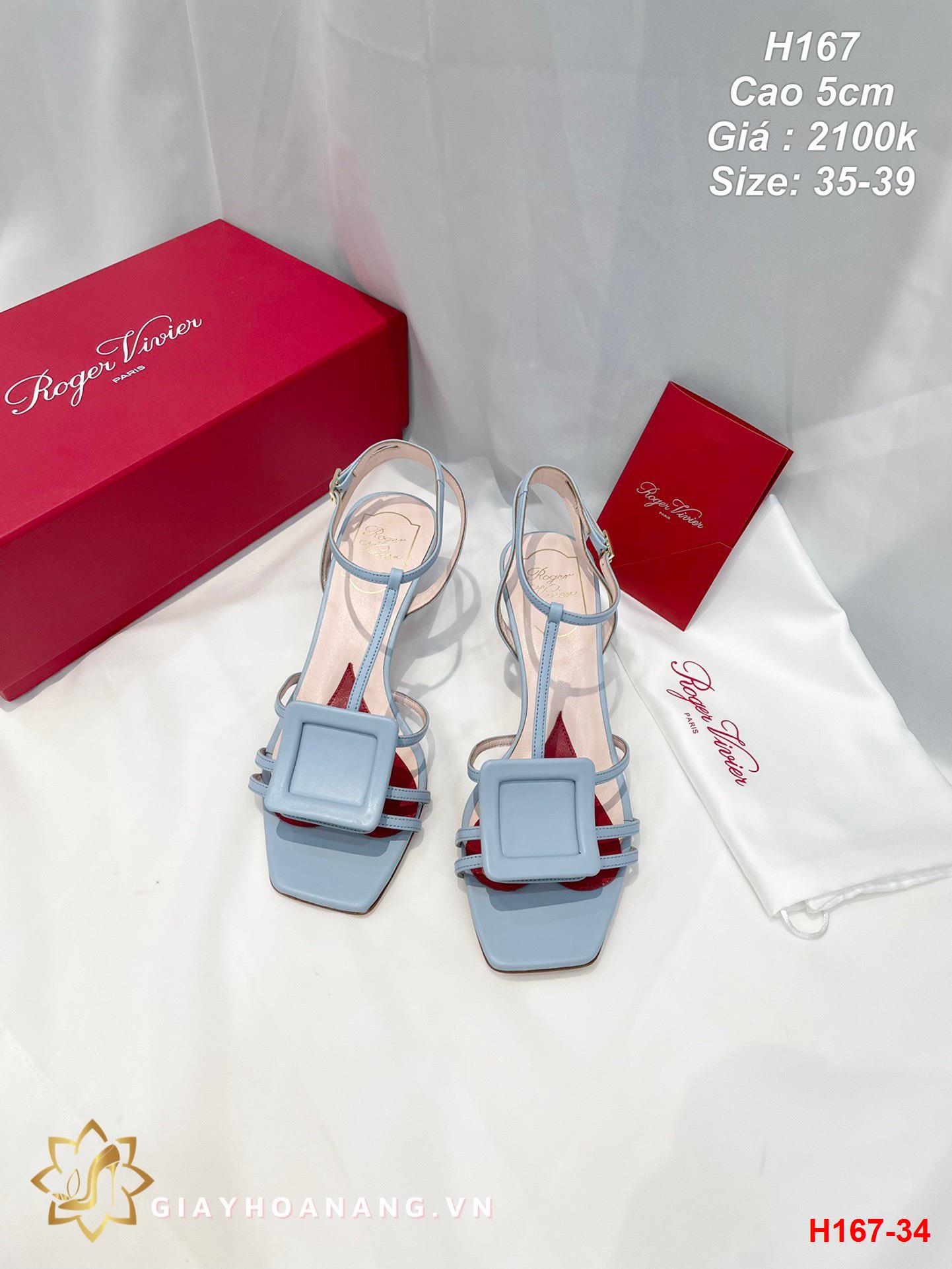 H167-34 Roger Vivier sandal cao 5cm siêu cấp