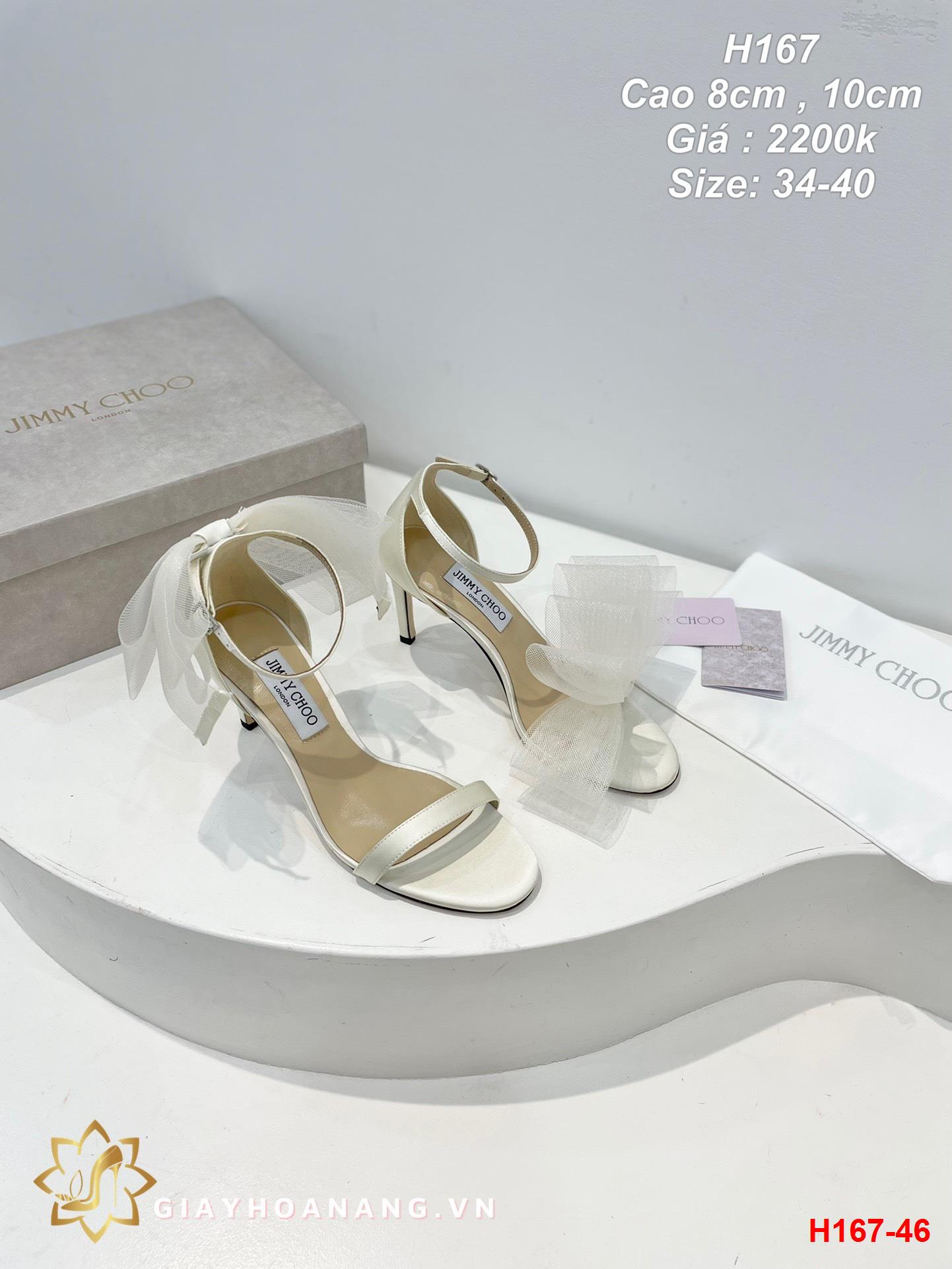 H167-46 Jimmy Choo sandal cao 8cm , 10cm siêu cấp