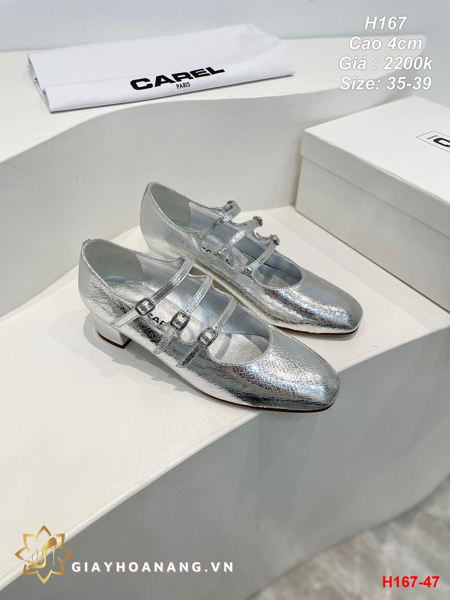 H167-47 Carel giày cao 4cm siêu cấp