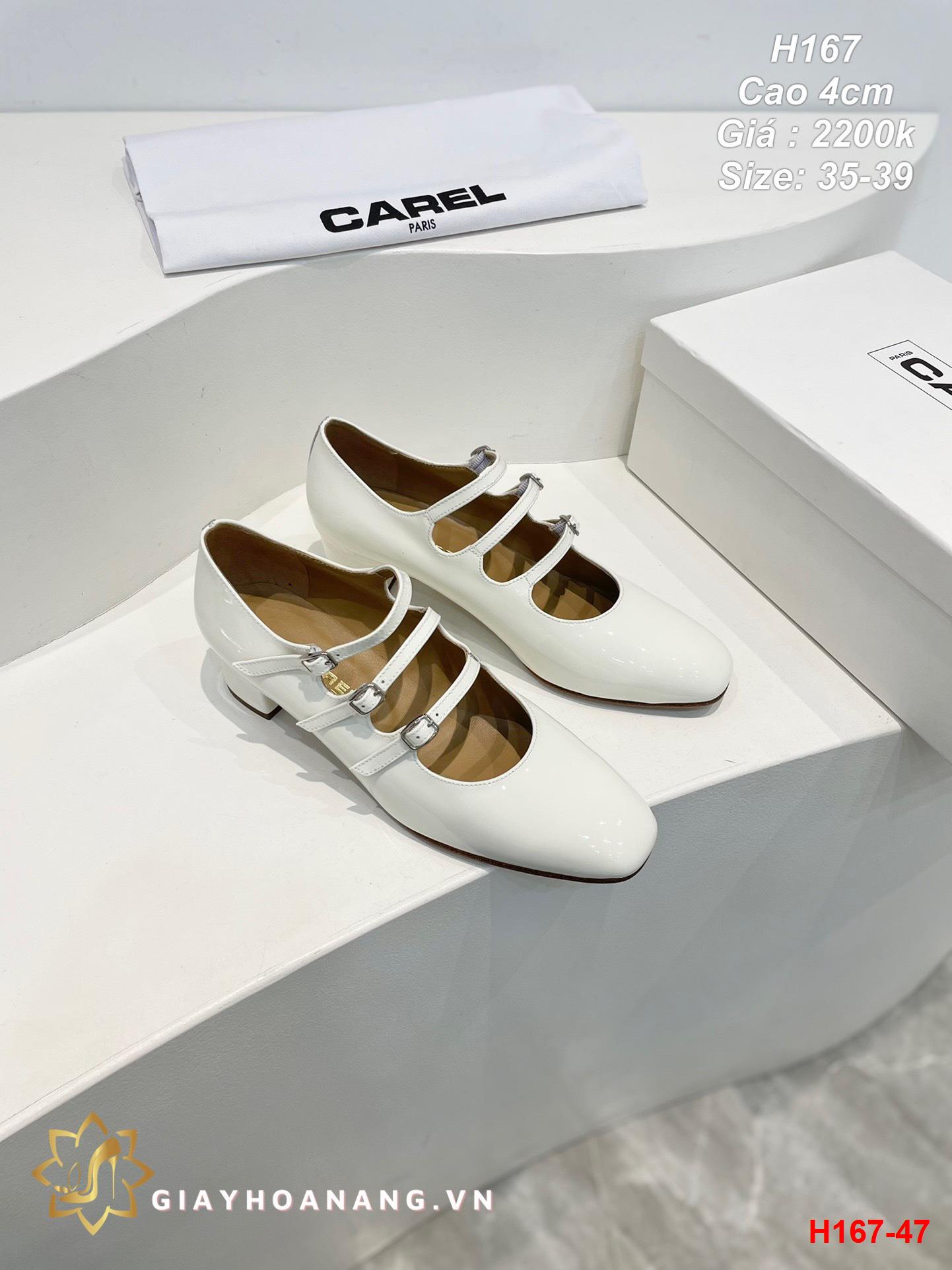 H167-47 Carel giày cao 4cm siêu cấp