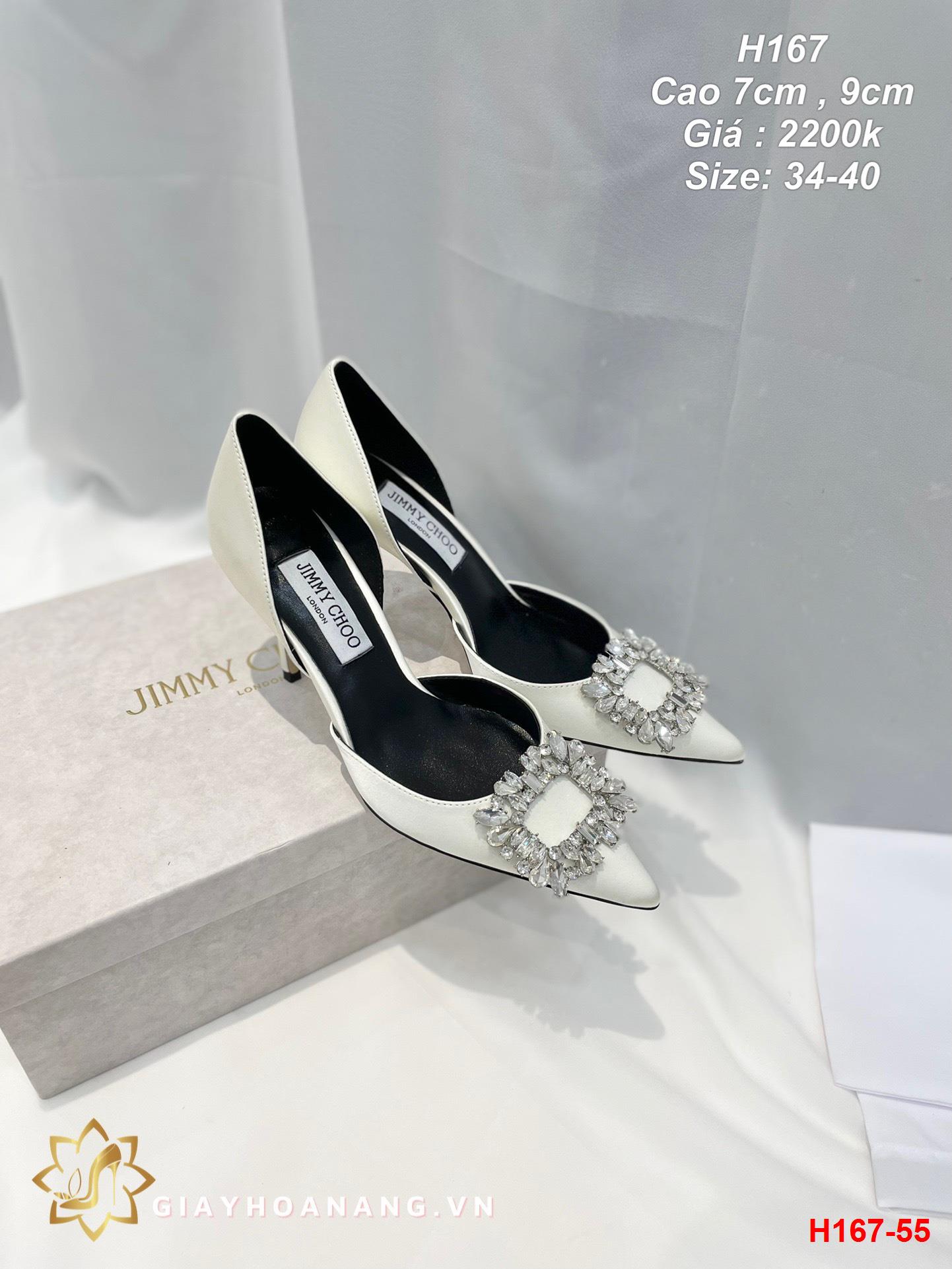 H167-55 Jimmy Choo giày cao 7cm , 9cm siêu cấp