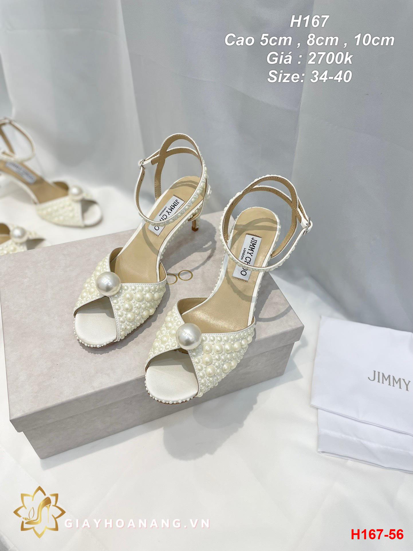 H167-56 Jimmy Choo sandal cao 5cm , 8cm , 10cm siêu cấp