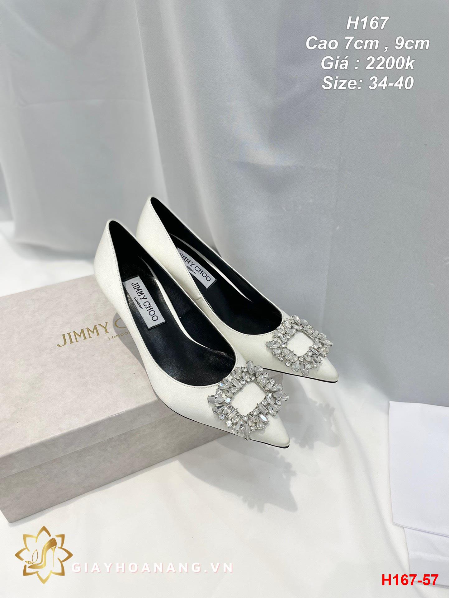 H167-57 Jimmy Choo giày cao 7cm , 9cm siêu cấp