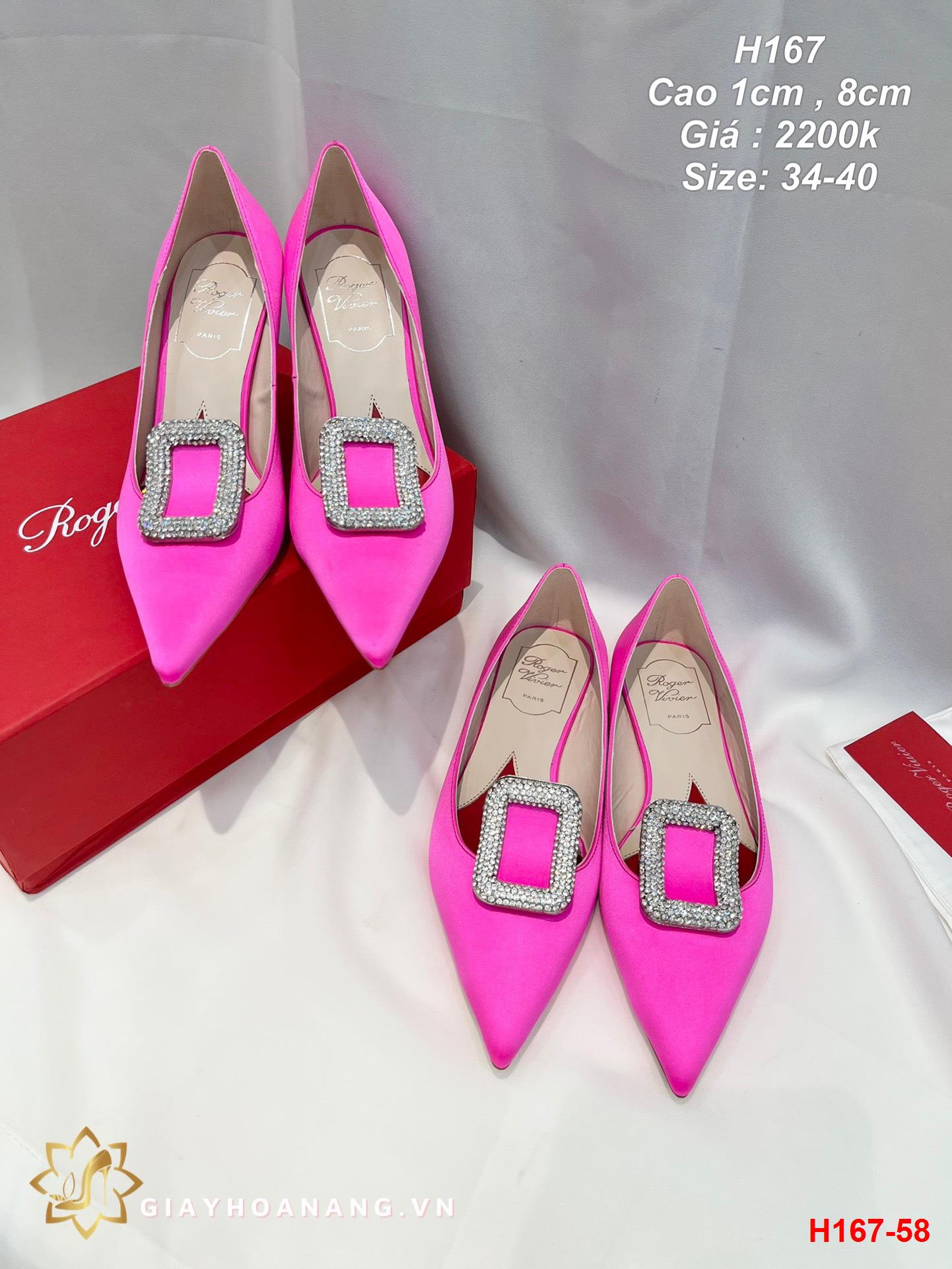 H167-58 Roger Vivier giày cao 1cm , 8cm siêu cấp