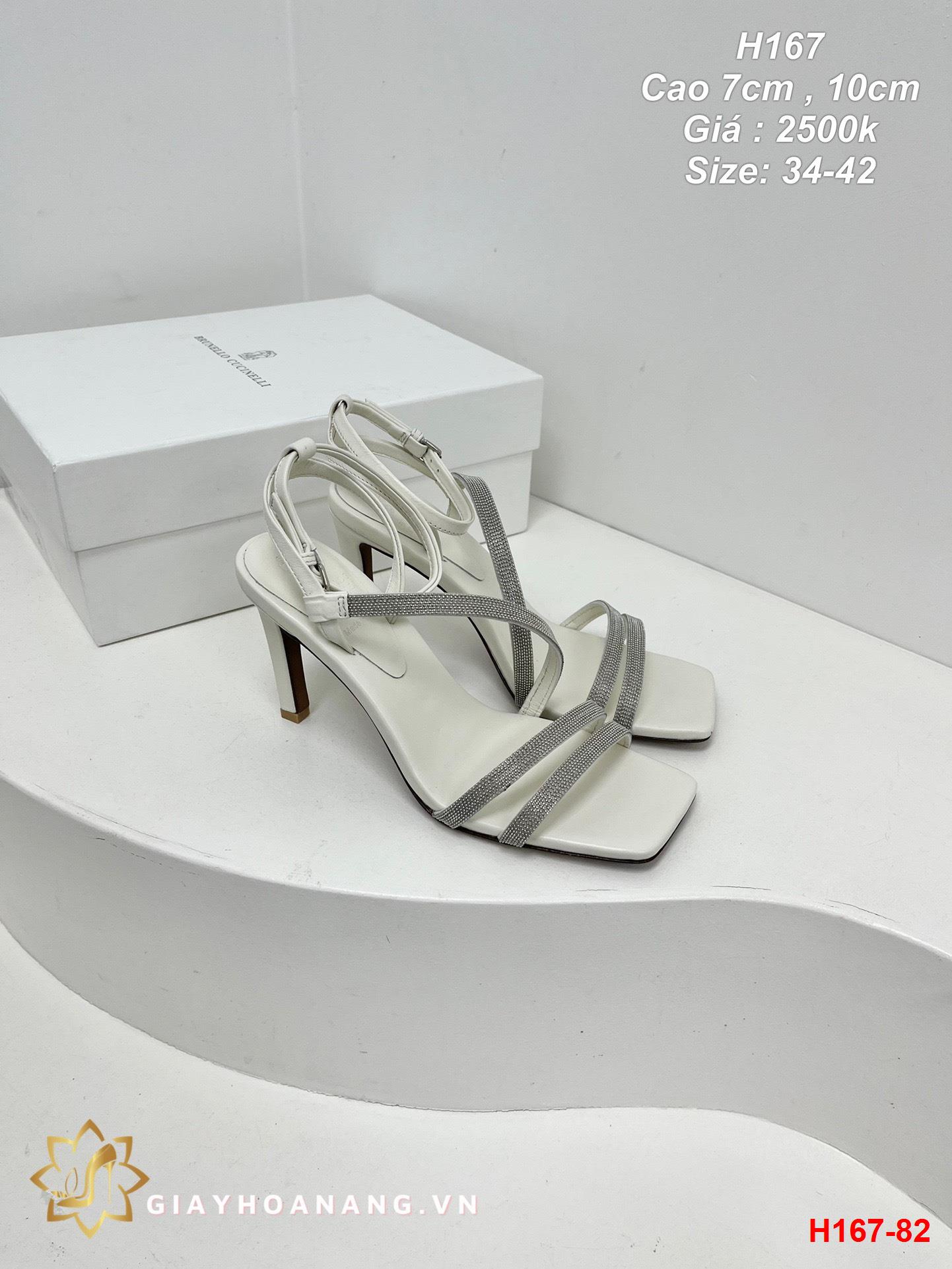 H167-82 Brunello sandal cao 7cm , 10cm siêu cấp