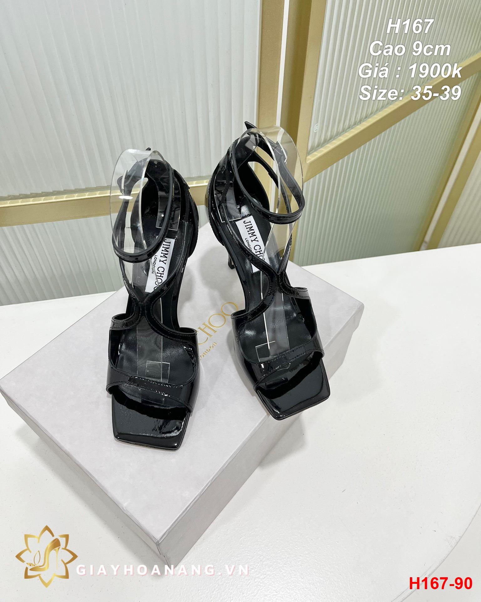 H167-90 Jimmy Choo sandal cao 9cm siêu cấp