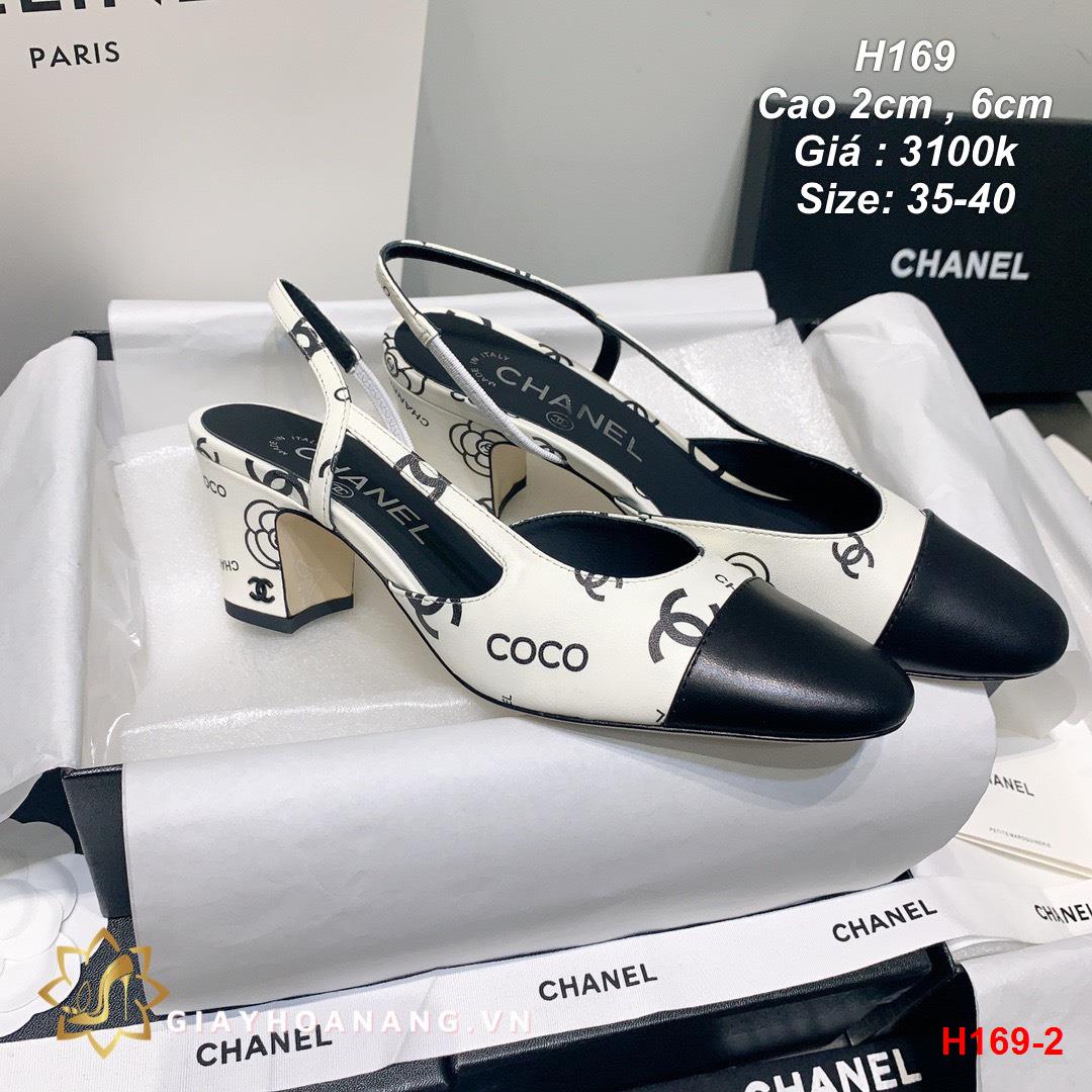 H169-2 Chanel sandal cao 2cm , 6cm siêu cấp