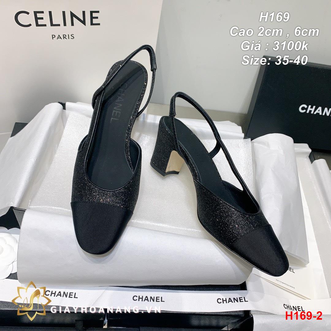 H169-2 Chanel sandal cao 2cm , 6cm siêu cấp
