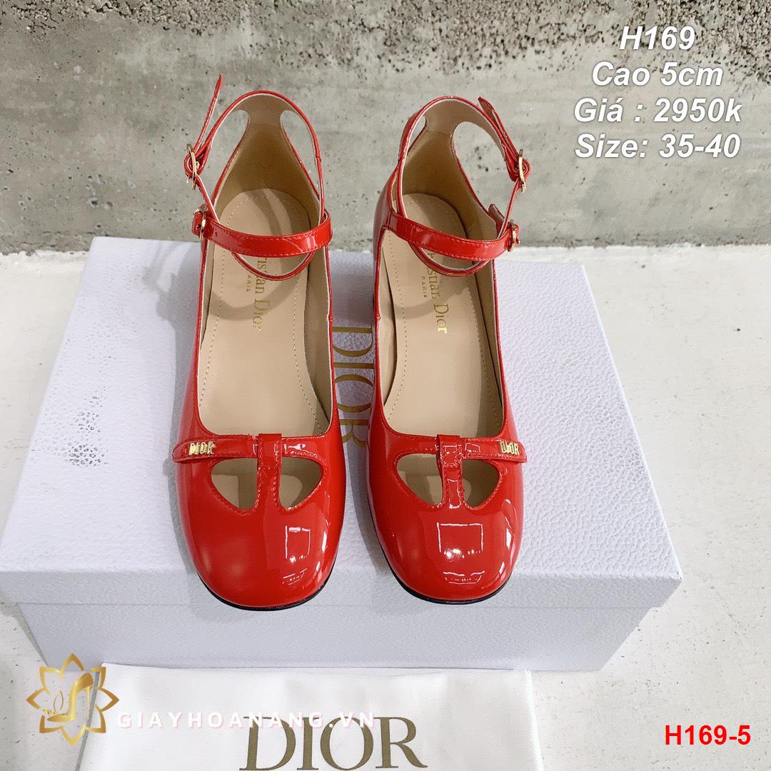 H169-5 Dior sandal cao 5cm siêu cấp