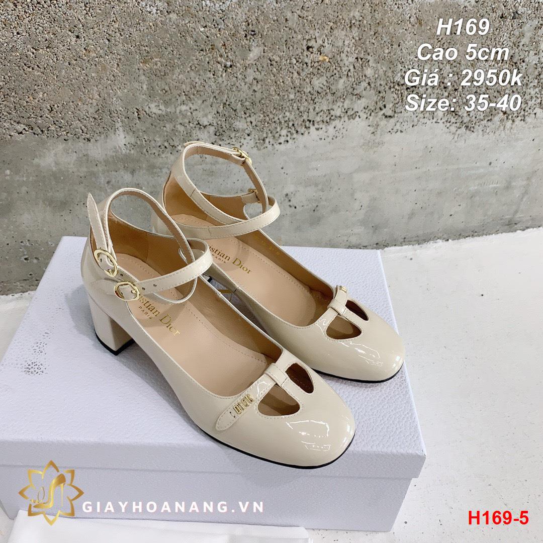 H169-5 Dior sandal cao 5cm siêu cấp