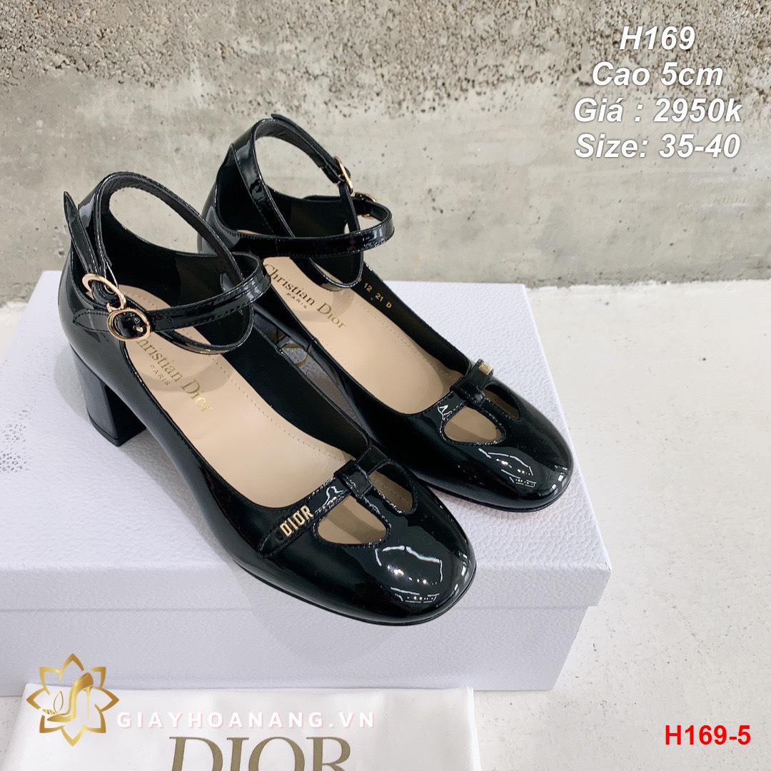H169-5 Dior sandal cao 5cm siêu cấp