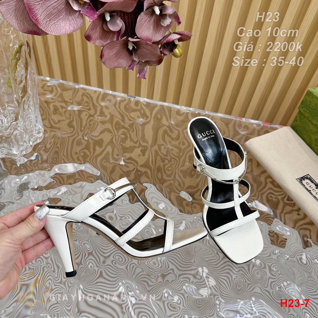 H23-7 Gucci sandal cao gót 10cm siêu cấp