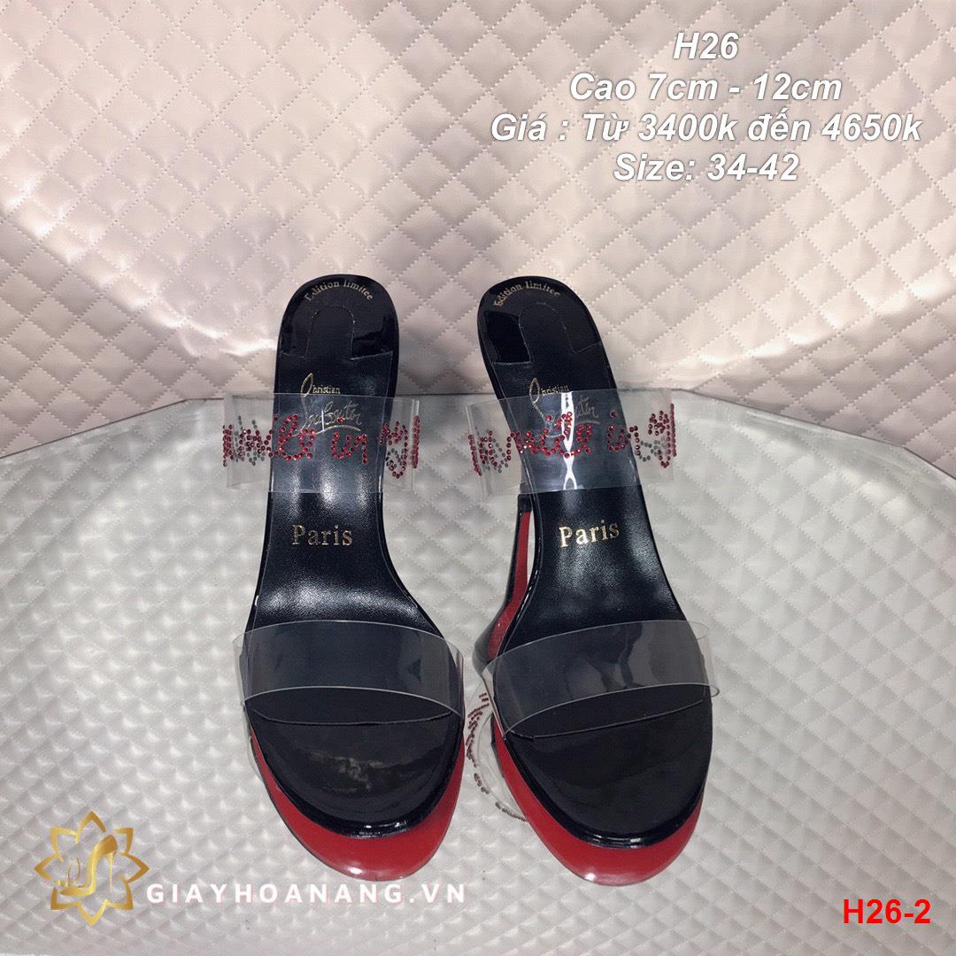 H26-2 Louboutin giày cao 7cm, 10cm, 12cm siêu cấp