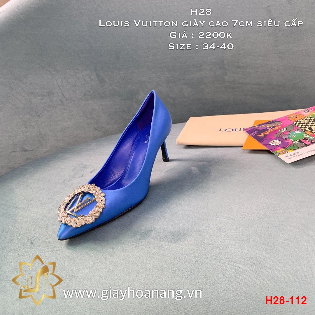 H28-112 Louis Vuitton giày cao 7cm siêu cấp