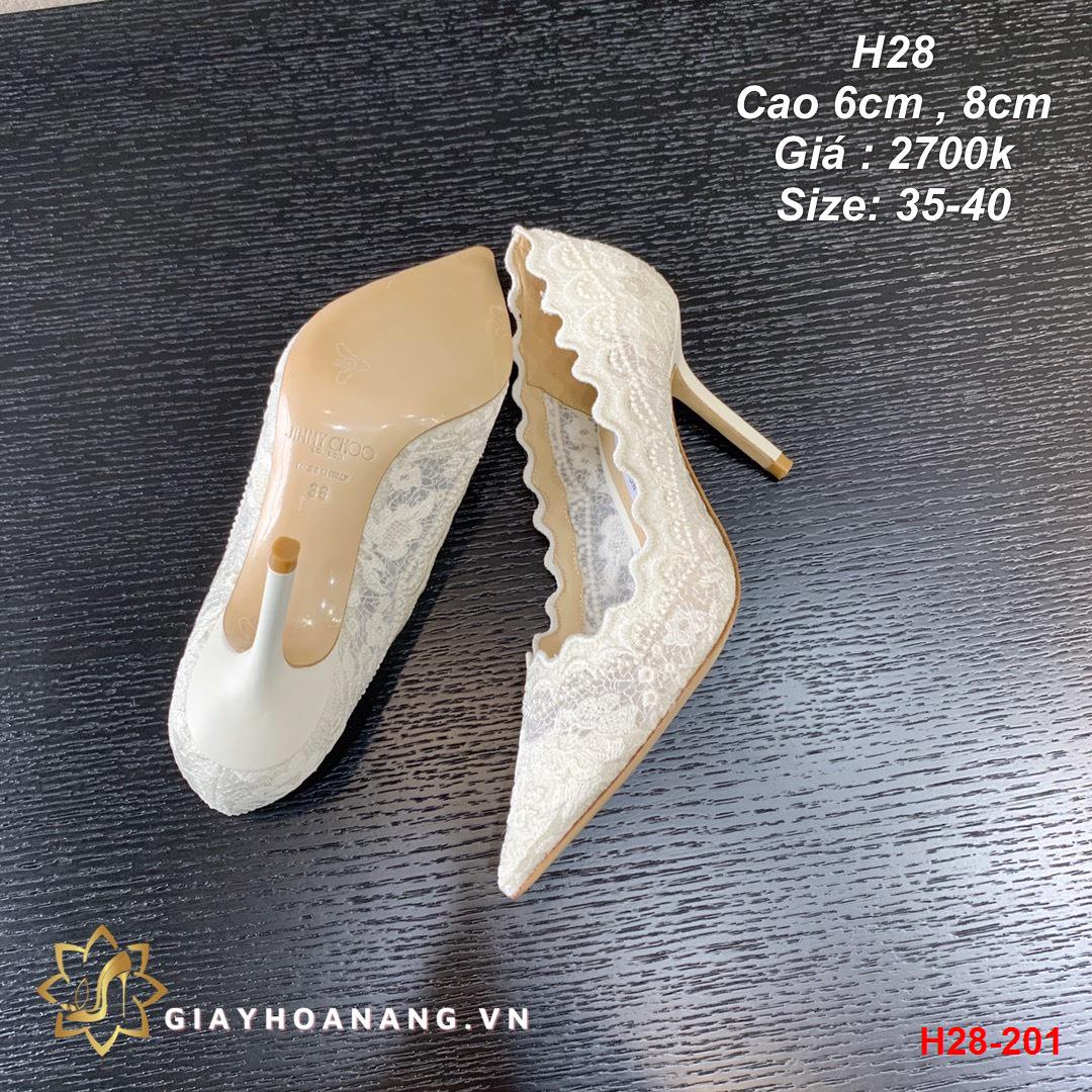 H28-201 Jimmy Choo giày cao 6cm , 8cm siêu cấp