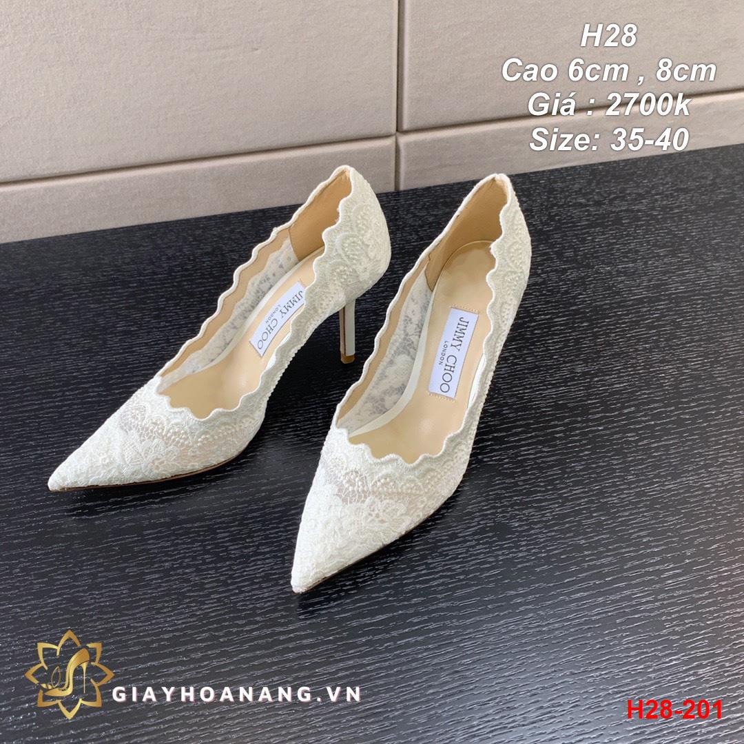 H28-201 Jimmy Choo giày cao 6cm , 8cm siêu cấp