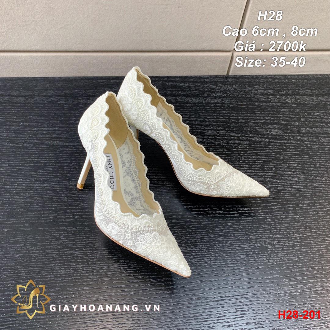 H28-201 Jimmy Choo giày cao 6cm , 8cm siêu cấp