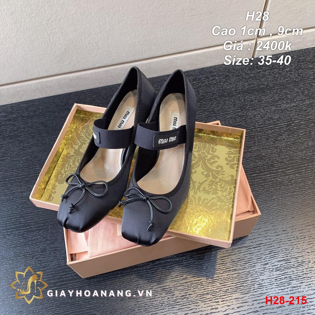 H28-215 Miu Miu giày cao 1cm , 9cm siêu cấp