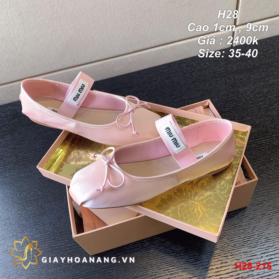 H28-215 Miu Miu giày cao 1cm , 9cm siêu cấp